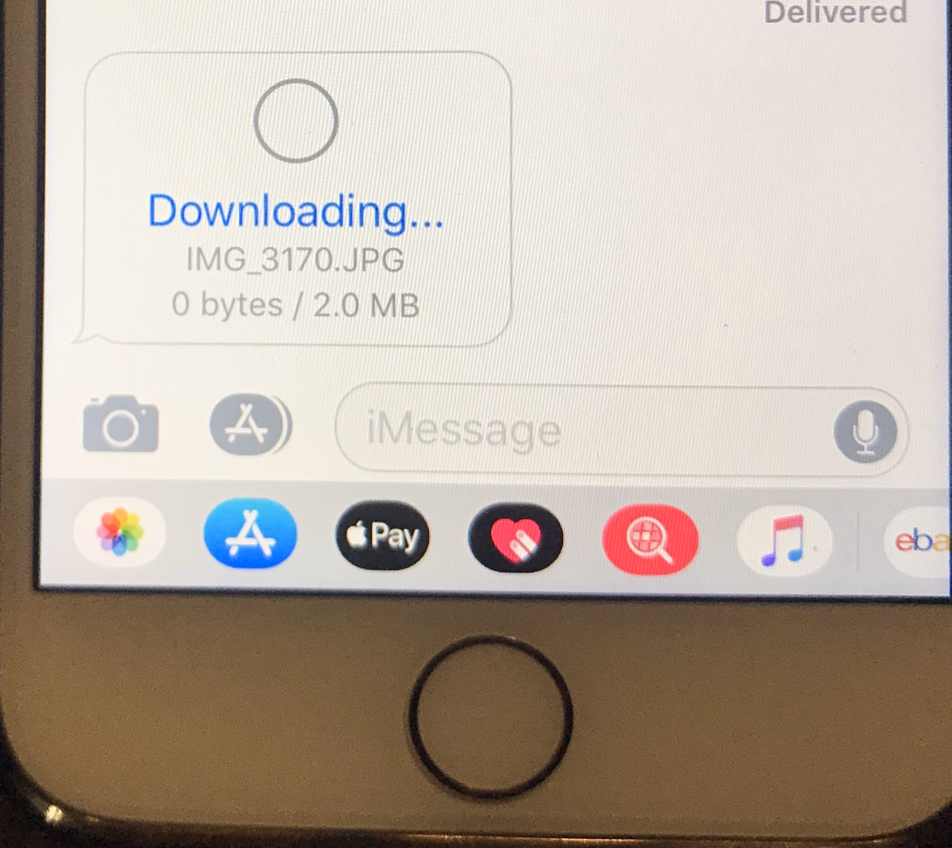 Why can't I download images from my iPhone?