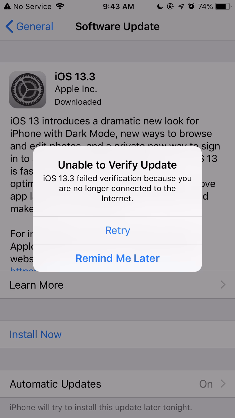 What are some problems with iOS 13?