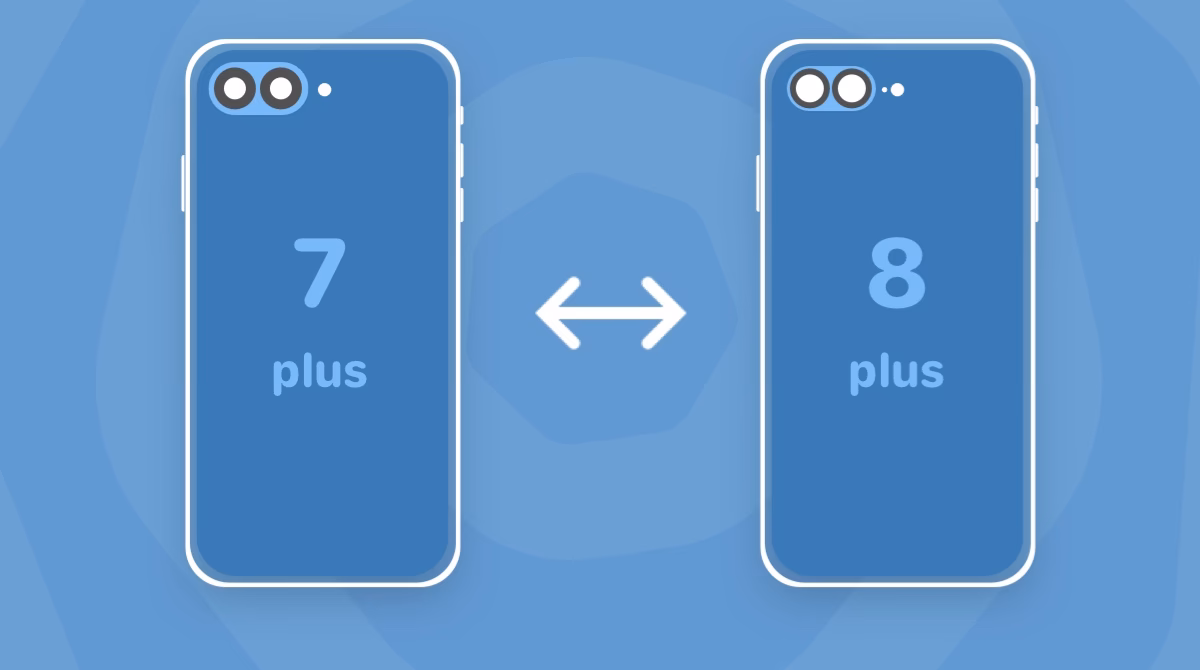 What is the difference between iPhone 7 Plus and iPhone 8 Plus?