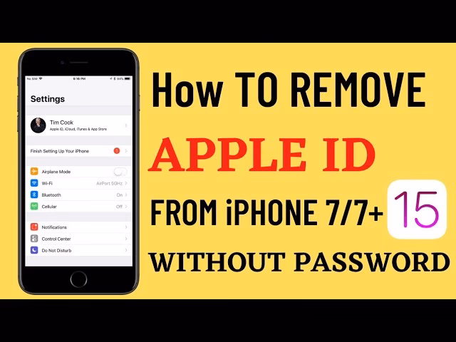 How to remove Apple ID on iPhone 7 and iPhone 7 Plus?
