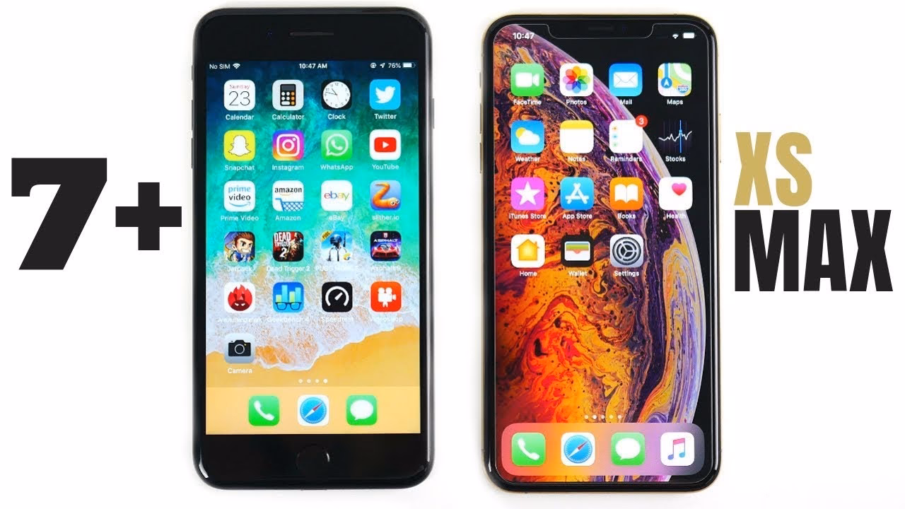 What is the difference between iPhone X and iPhone 7 Plus?