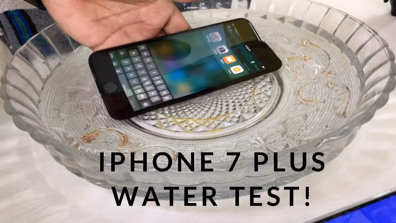 How to test iPhone 7 & 7 plus water resistant?