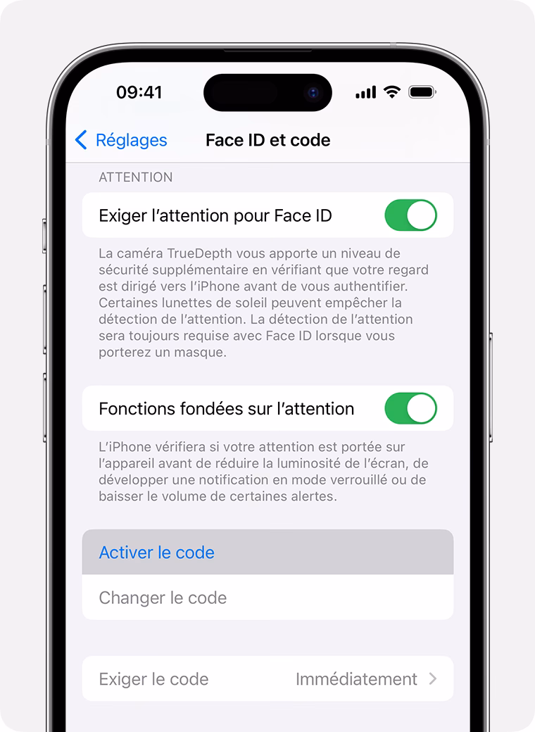 Comment désactiver le verrouillage automatique d'un iPhone ?