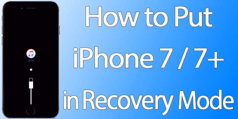 How to restore iPhone 7/7 plus from recovery mode without computer?