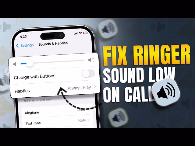 Why does my iPhone ringtone volume decrease when I hold it?