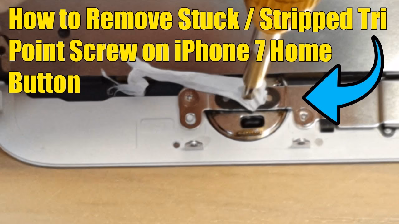 What happens if you slip while removing a screw?