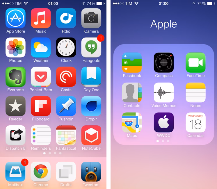 Which apps are preinstalled on iPhone 7 Plus?