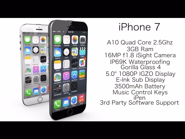 What are the specifications of Apple iPhone 7?