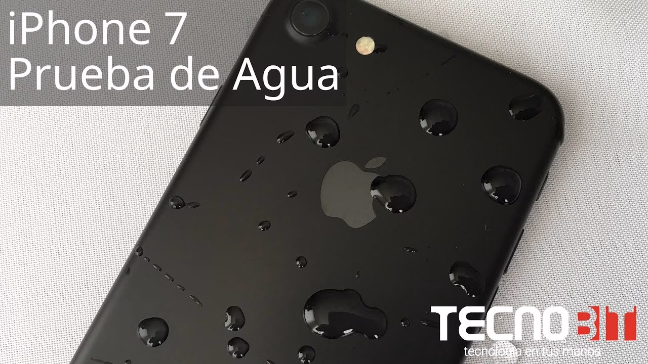 ¿Cómo expulsar el agua del iPhone 7?