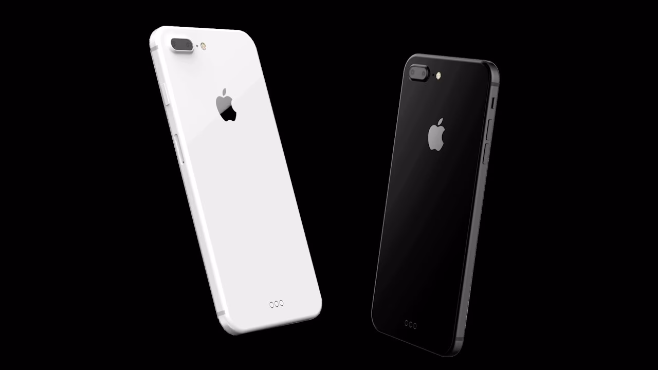 What does black and white mean on an iPhone?