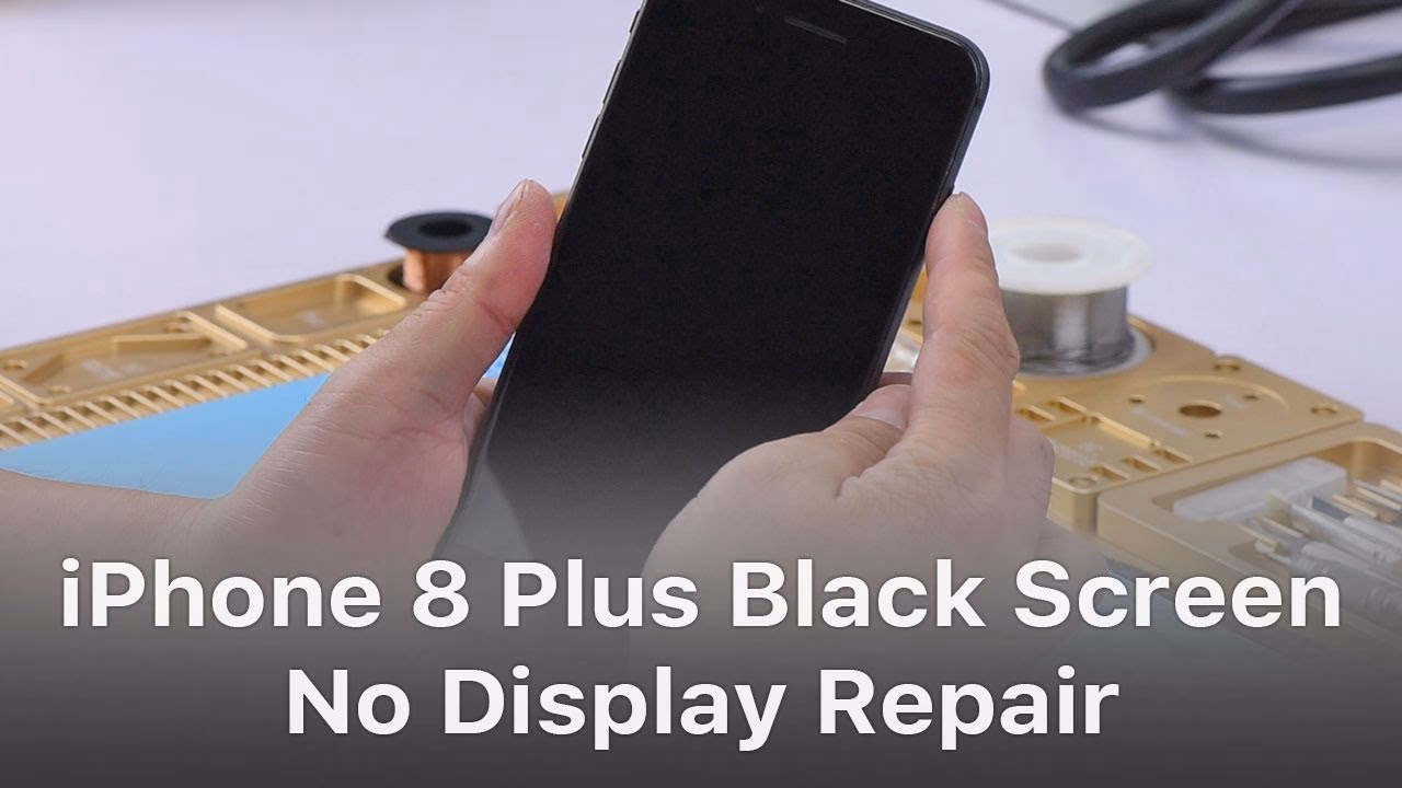 How to fix iPhone 8/8 plus black screen with spinning wheel?