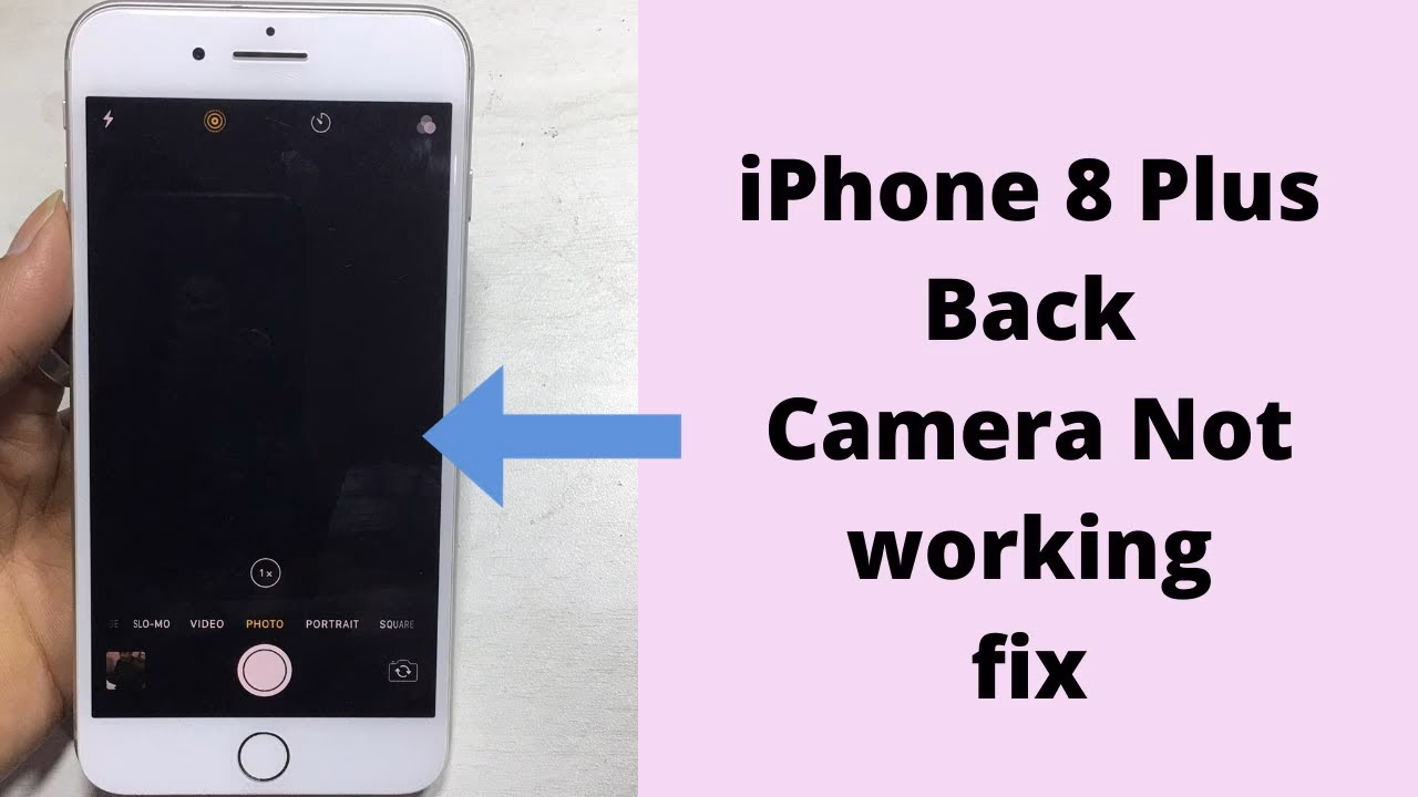 How to fix iPhone camera not working black screen?
