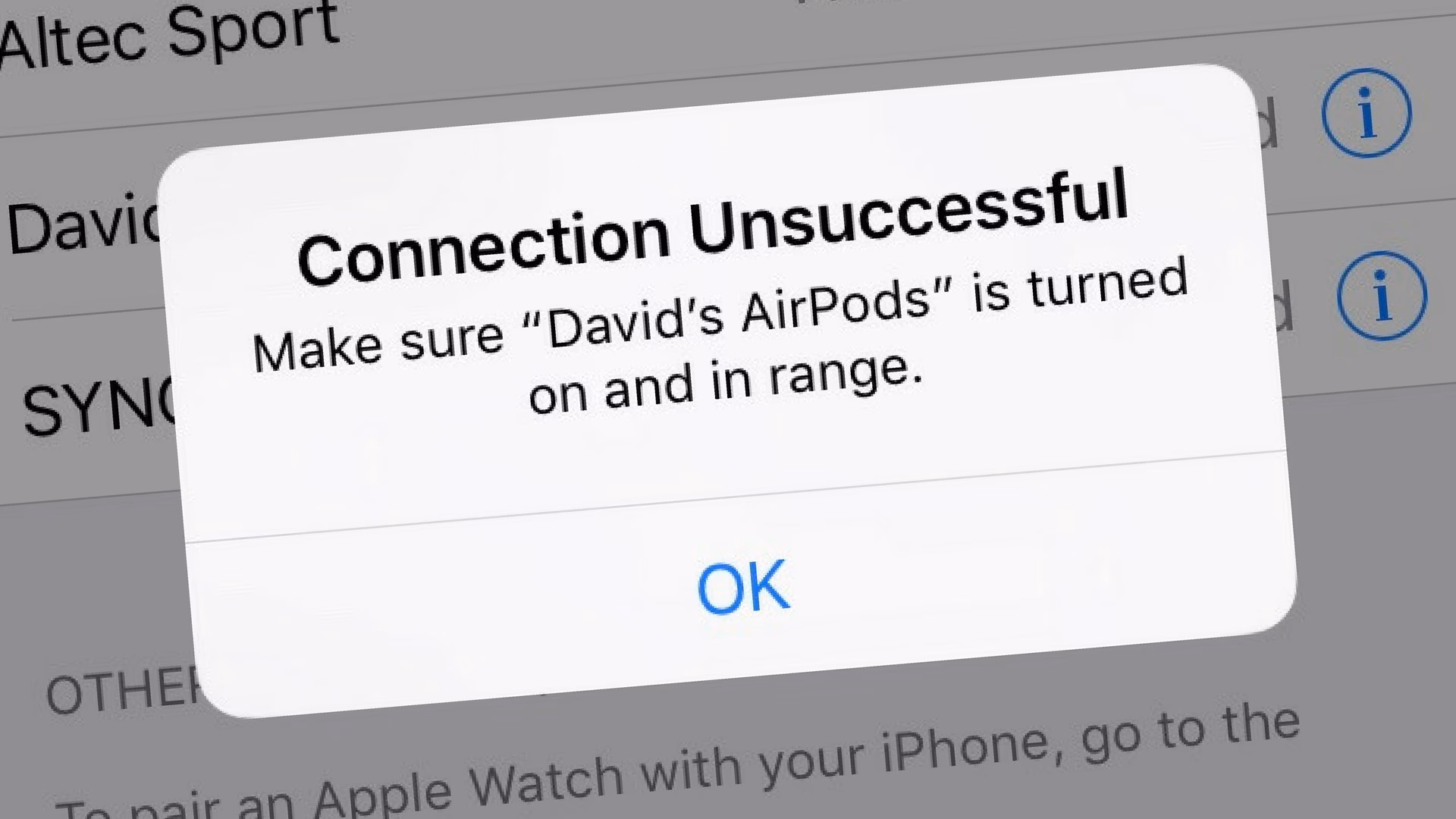 How do I connect a Bluetooth device to my iPhone?