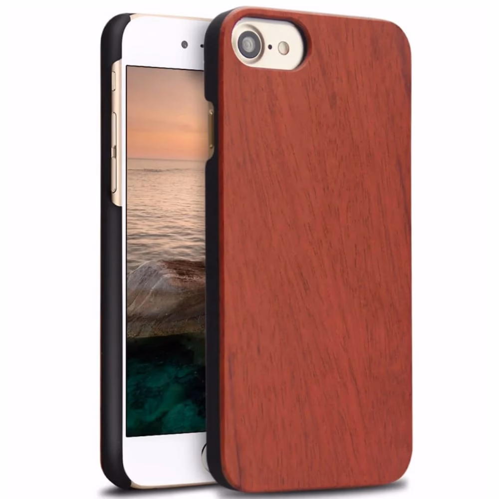 Is the iPhone 11 case made entirely of wood?