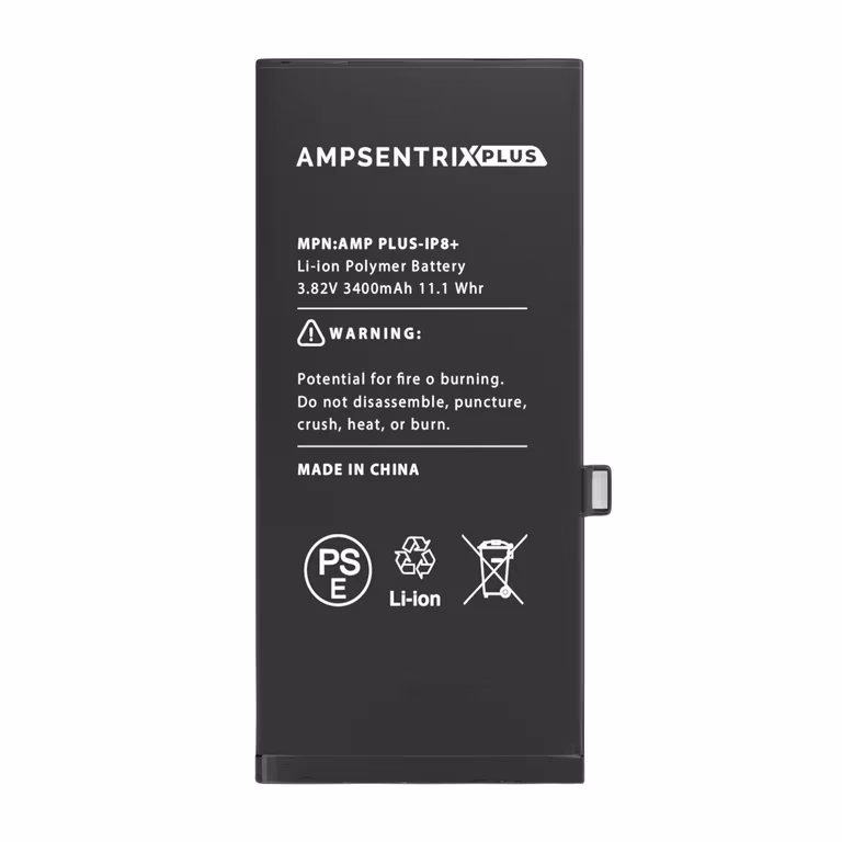 What is the battery capacity of Apple iPhone 8 Plus?