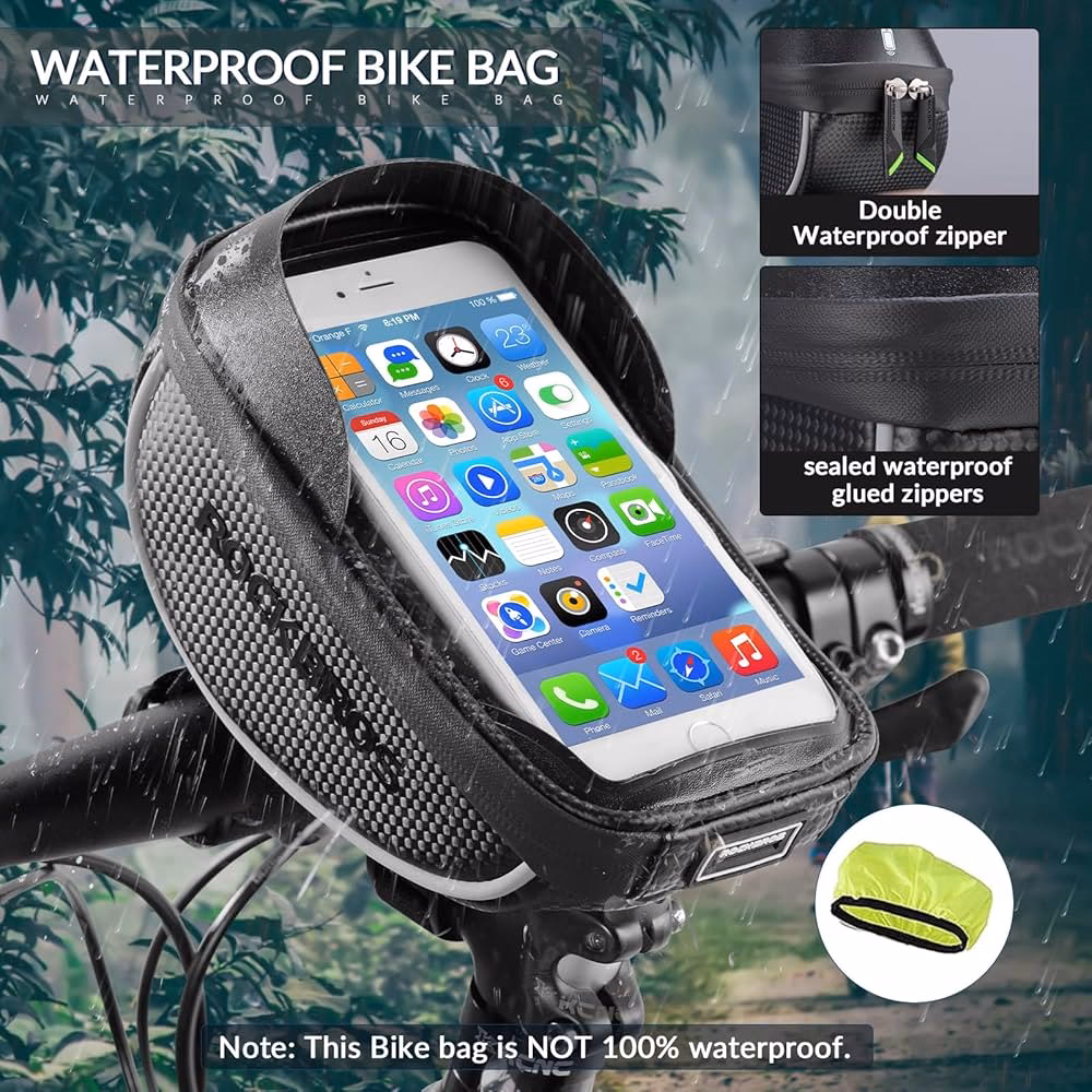 What are the features of rock Bros bike Phone Bag?