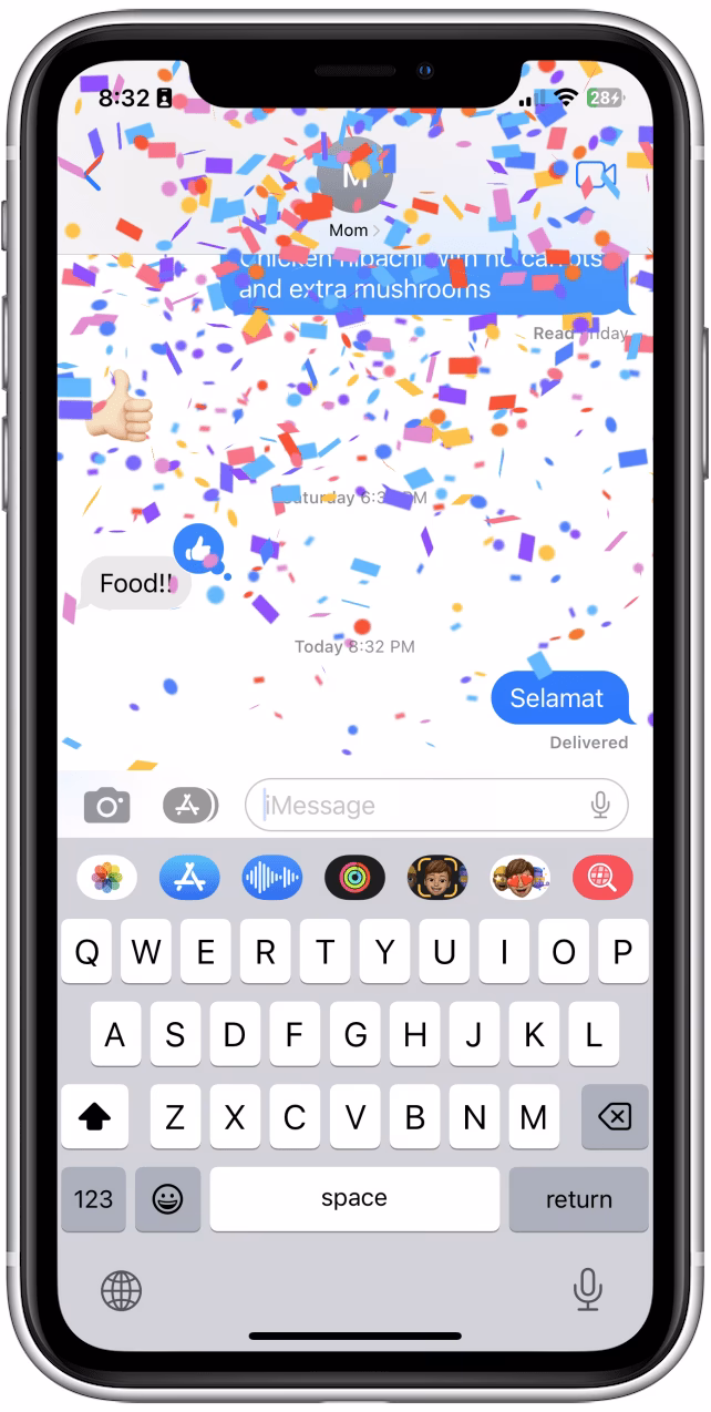 What new iMessage features are available in iOS 18?