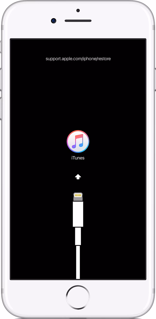 How do I get to recovery mode on my iPhone 7?