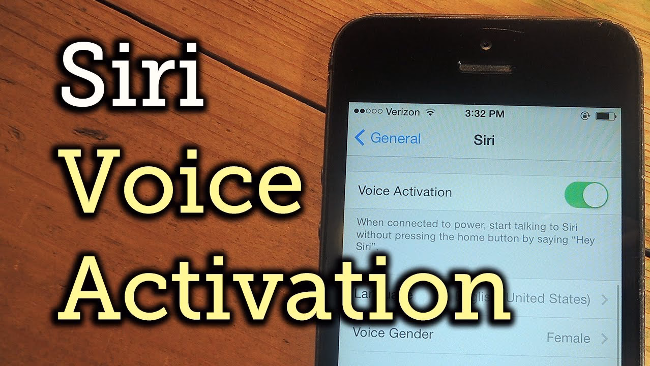 How do I use Siri without pressing a button?