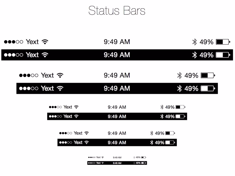How do I know if my iPhone X has a status bar?