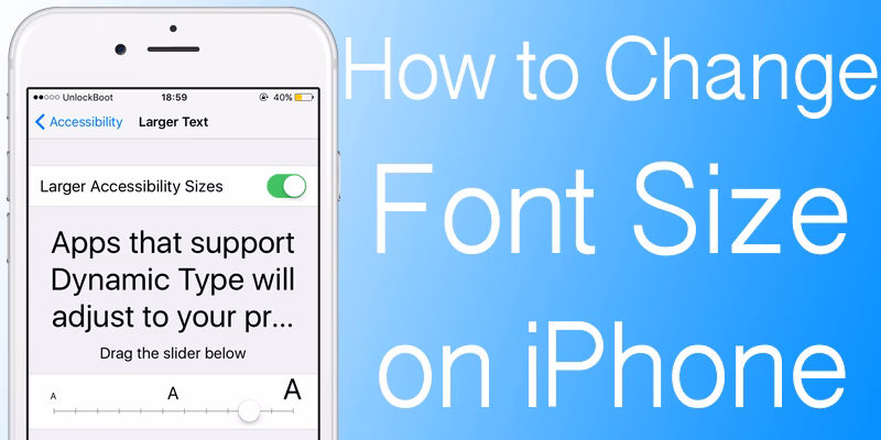 How to make reading on-screen text easier on iPhone?