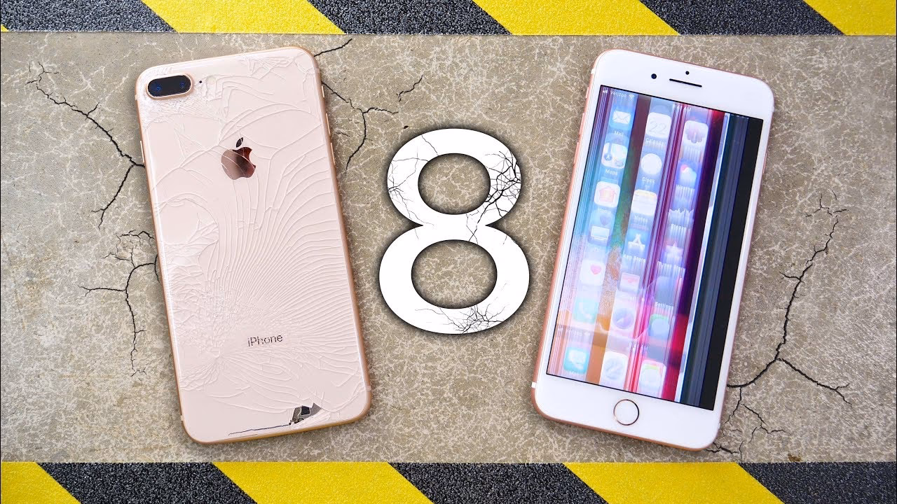Did the iPhone 8 screen break?