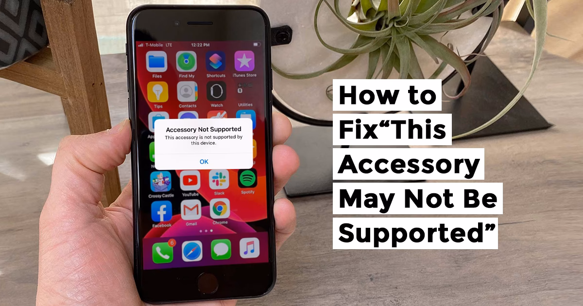 How do I know if my iPhone accessory is not working?