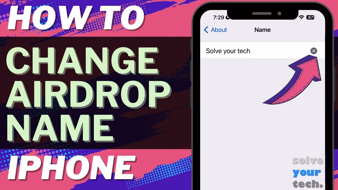 Do all Apple devices have the same airdrop name?