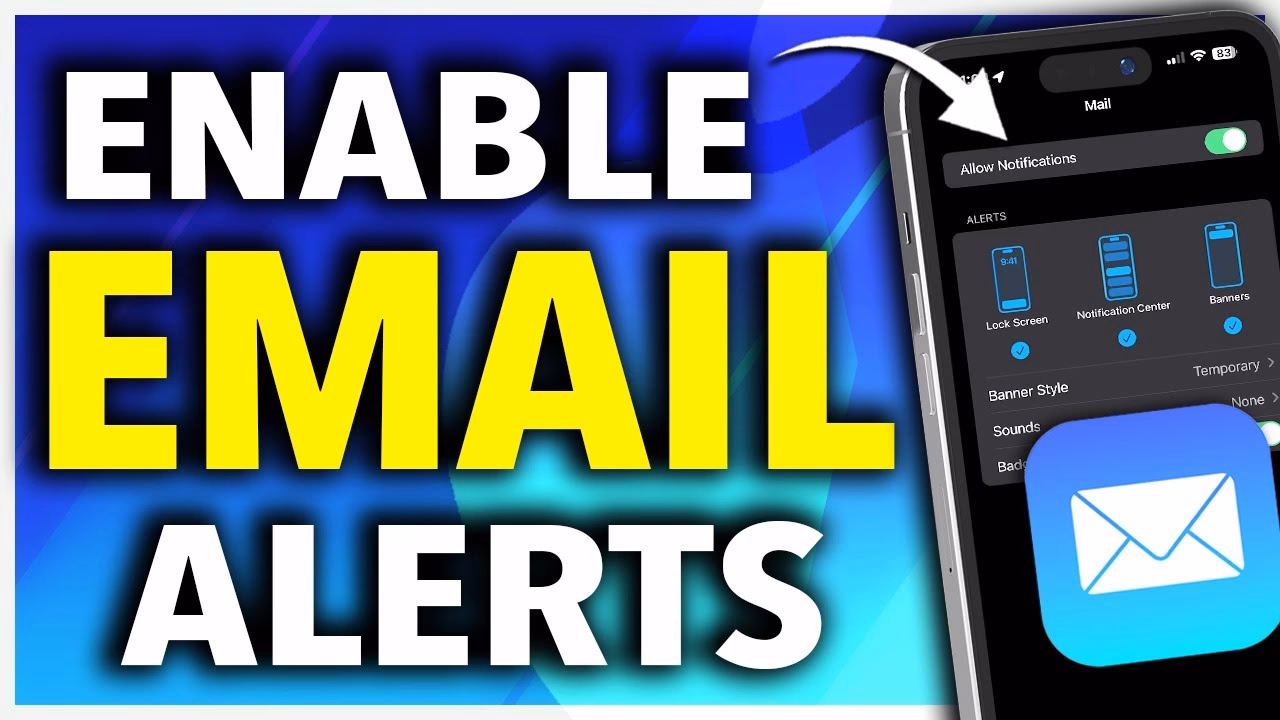 How do I get email notifications only from certain apps?