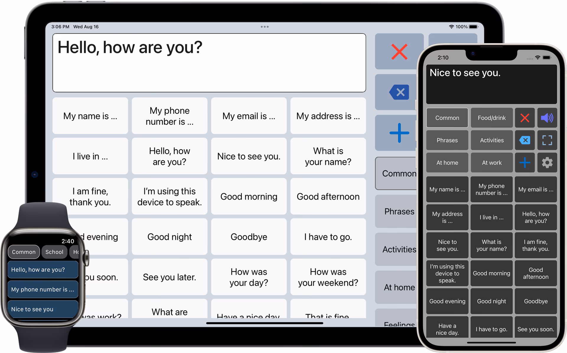 How do I learn to communicate with an AAC app?