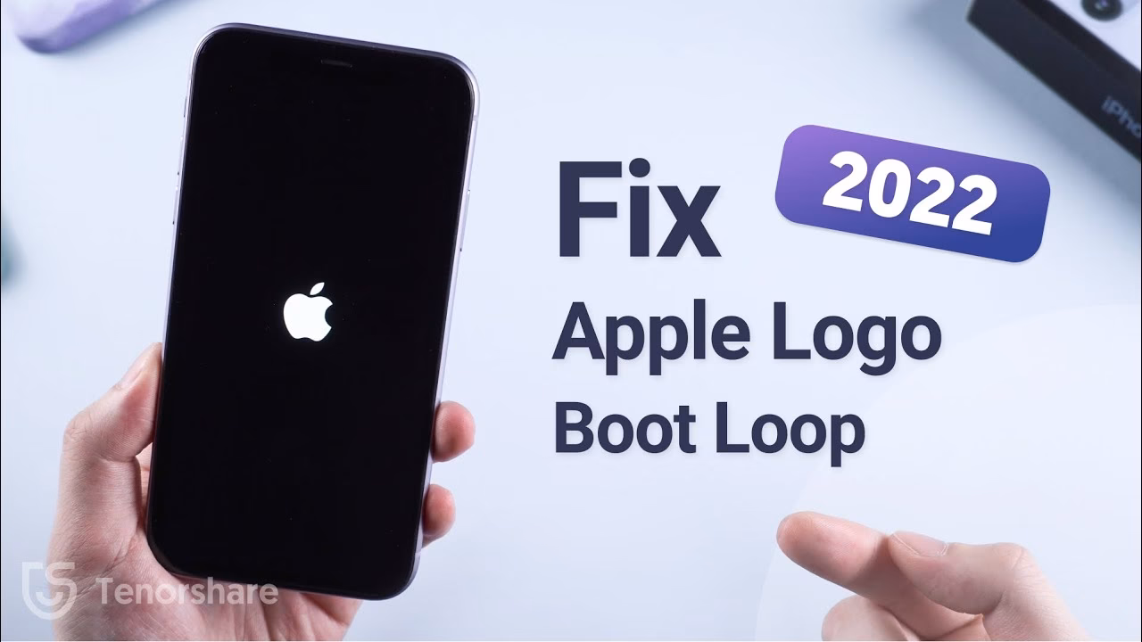 How to fix a stuck Apple logo on iPhone?