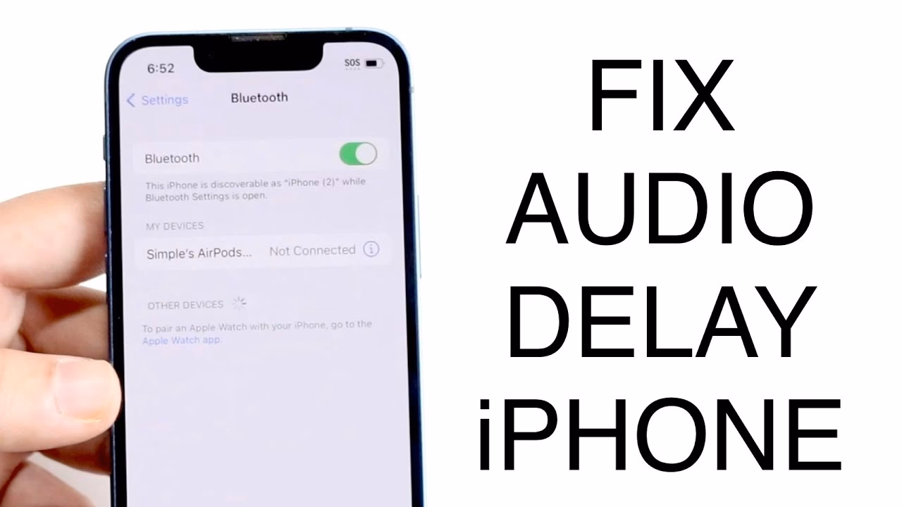 How do I fix a Bluetooth delay on my phone?
