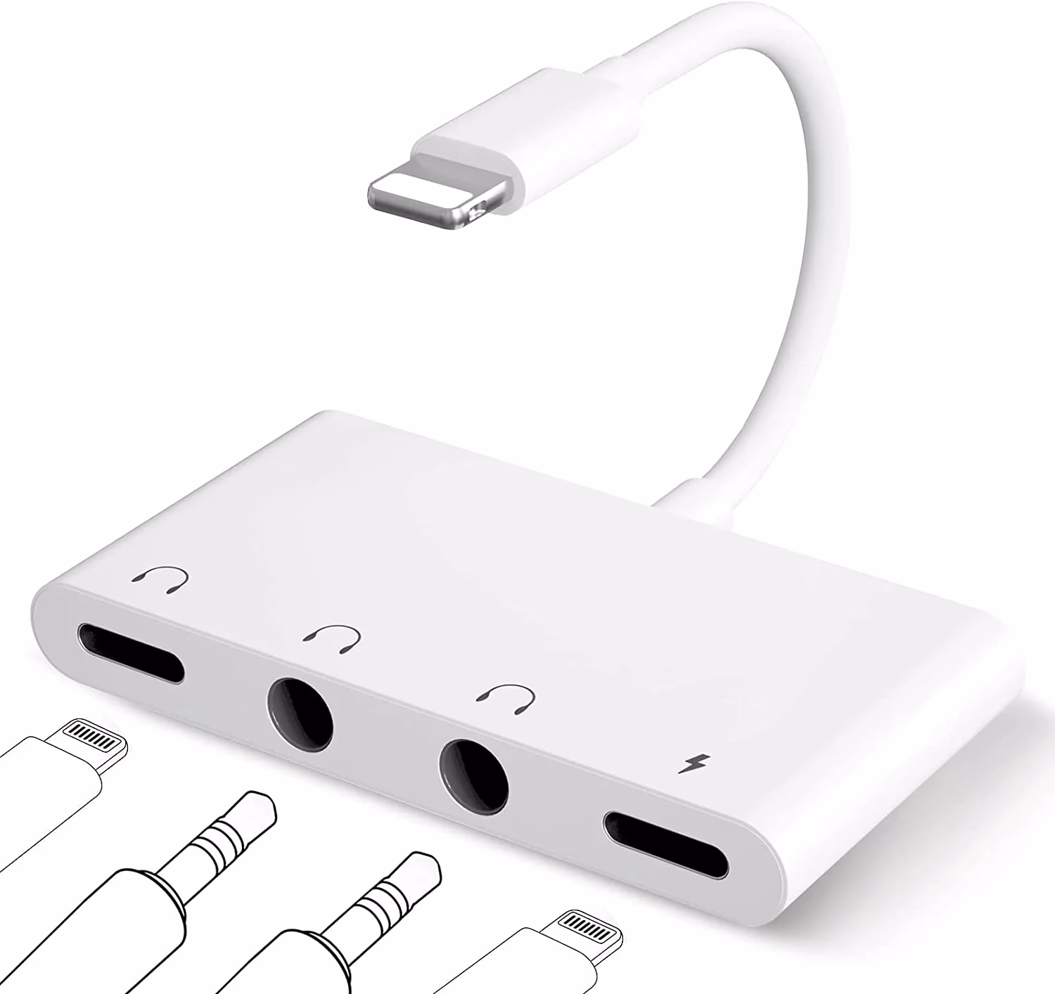 How do I use a 2-way audio splitter?