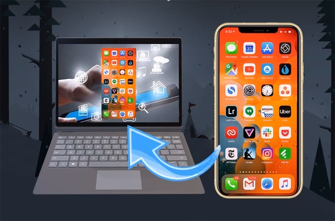 Wie synchronisiere ich den Bildschirm meines iPhones mit dem PC?