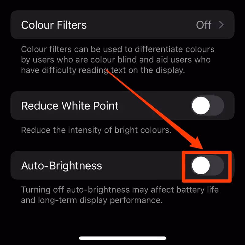 Does iPhone have Auto Brightness?