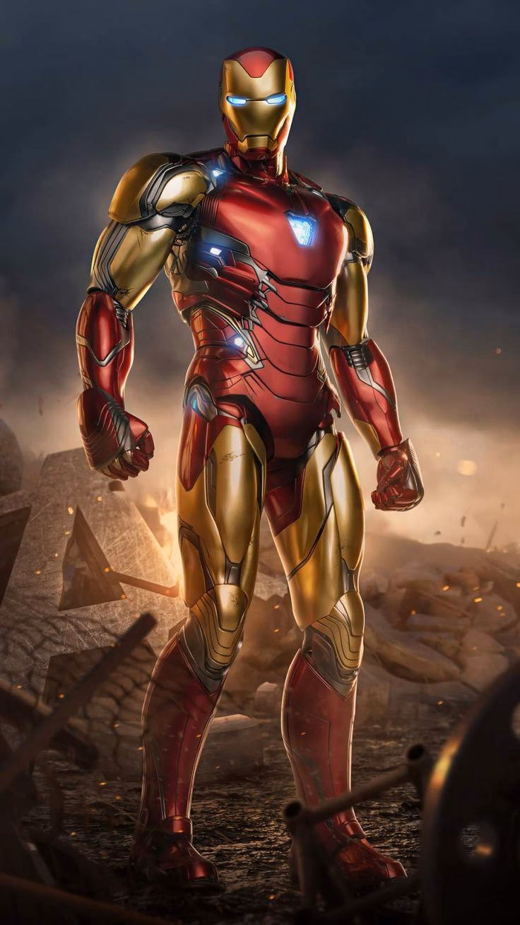 How many Iron Man 4K iPhone wallpapers are there?