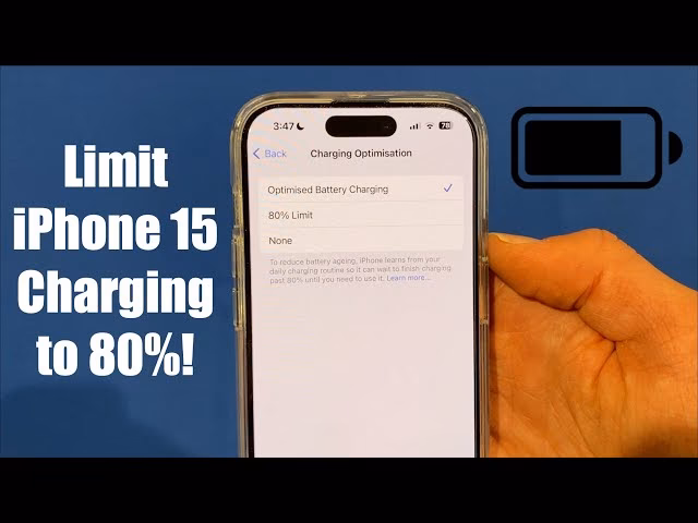 Should I limit my iPhone's battery charge to 80%?