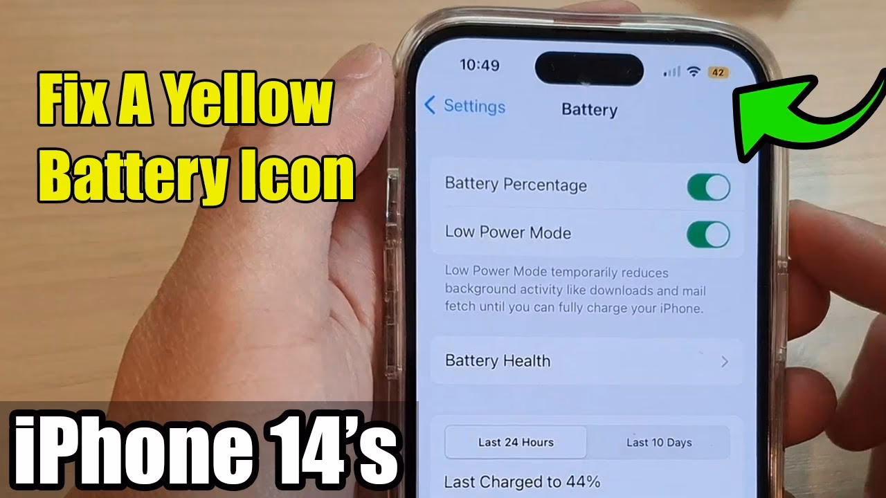 What does the battery icon look like in iOS 9?