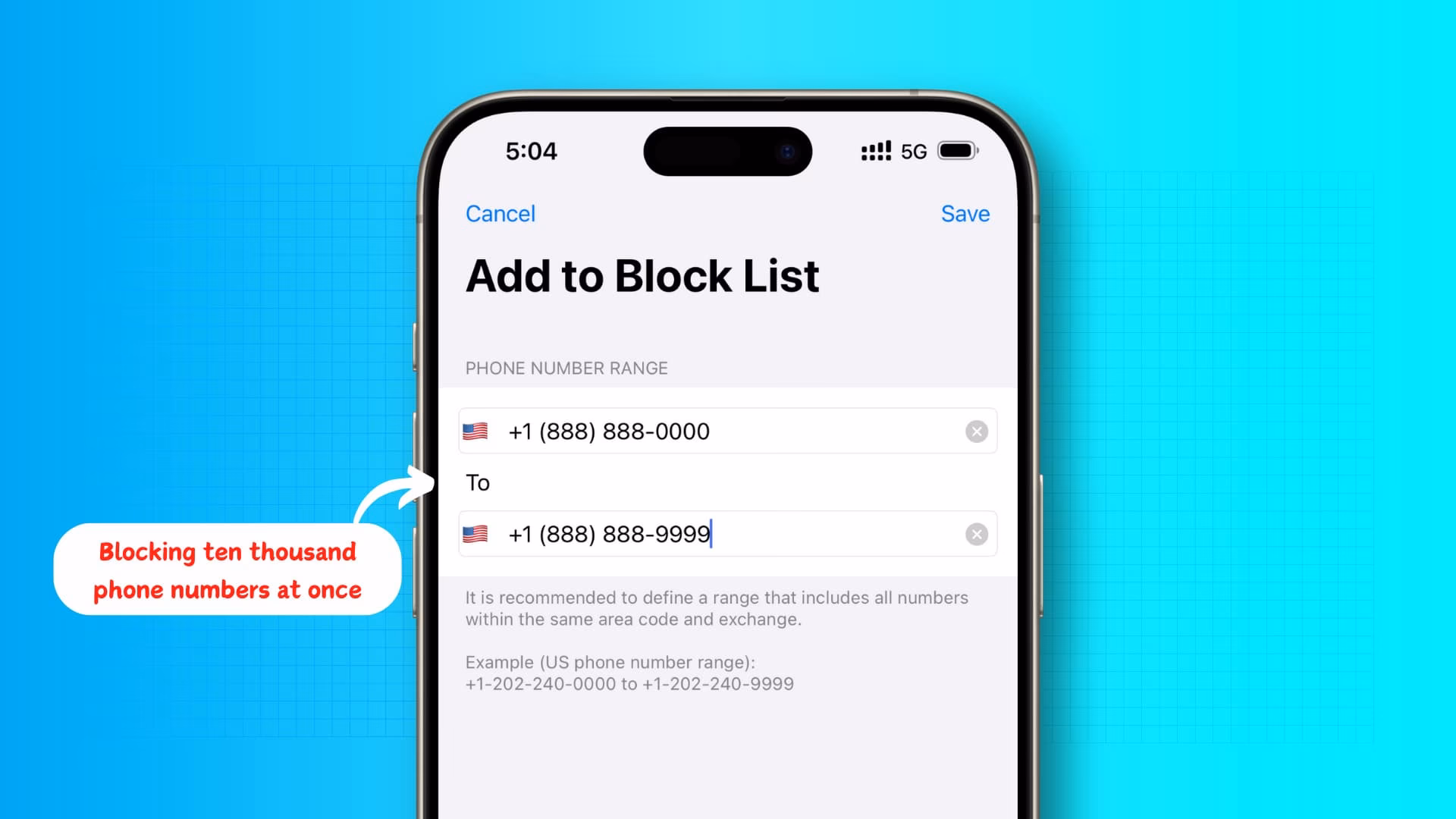 How to block a phone call on iPhone?