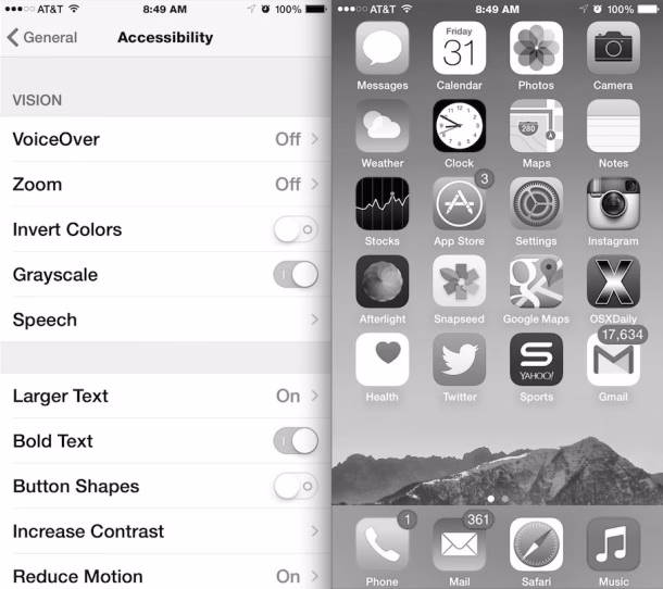 Should I restart my iPhone if my screen is black and white?