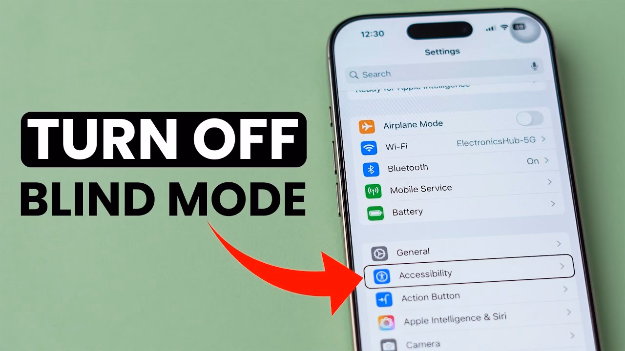 How do I Turn Off voiceover?