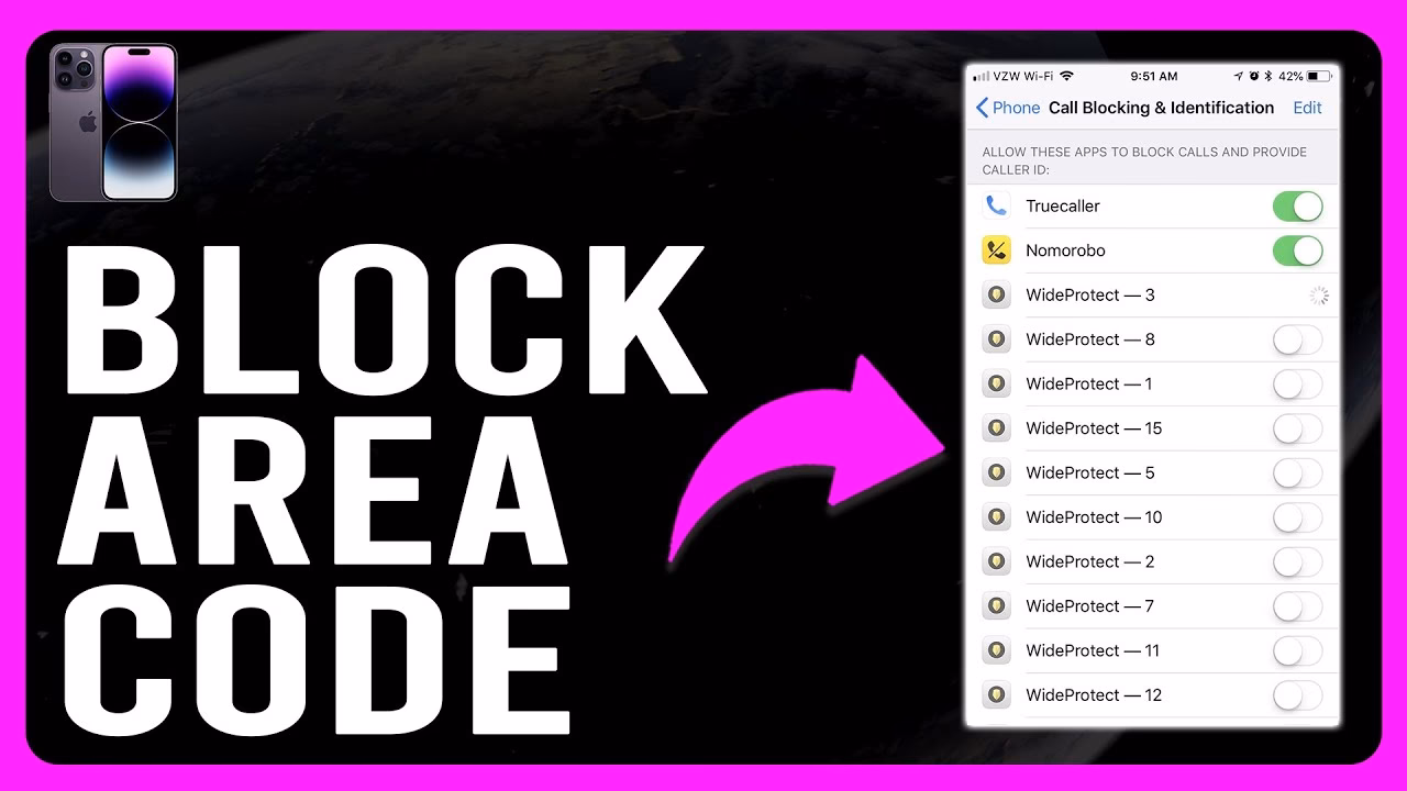 How do I block a phone number in iOS?