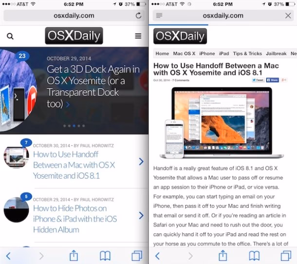 What is the difference between Apple's official website and independent news sites?