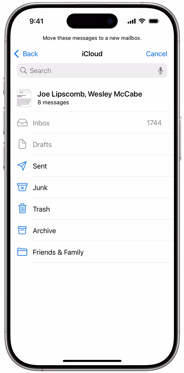 How do I access my inbox on Apple Mail?