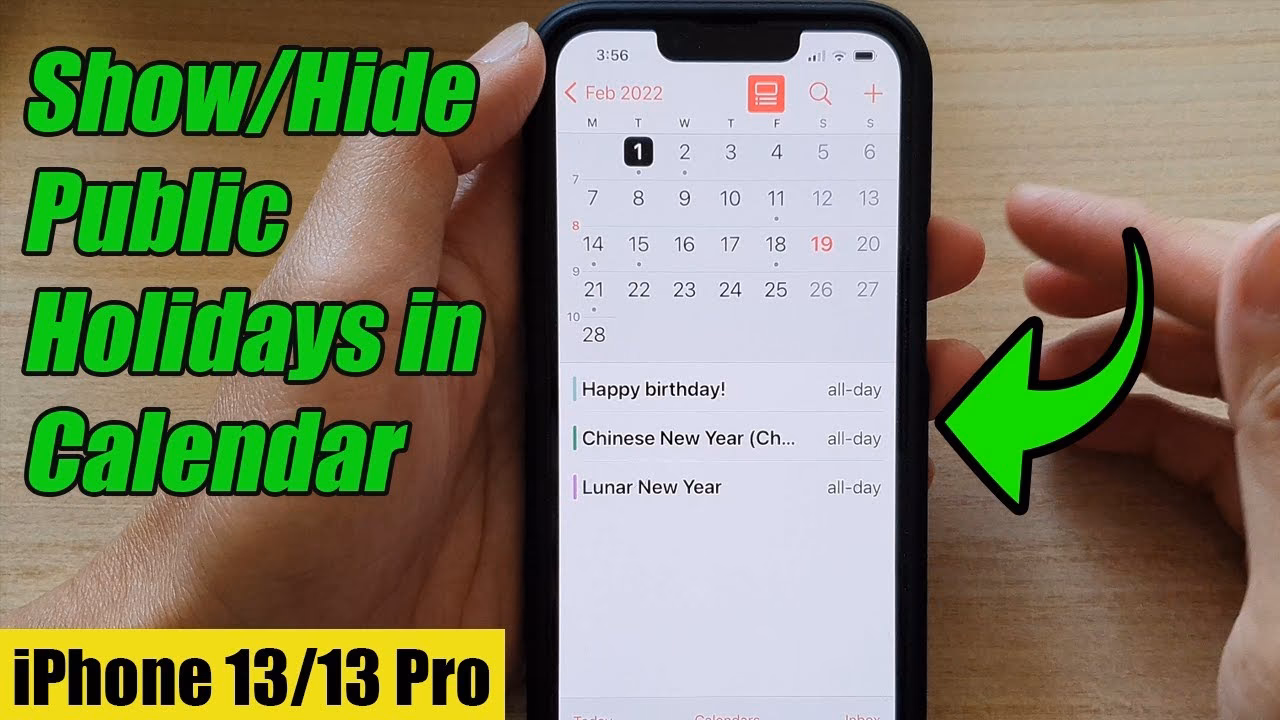 How do I access my calendar on my iPhone & iPad?