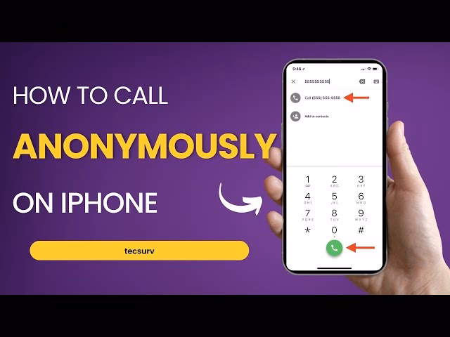 How to hide phone number on iPhone?