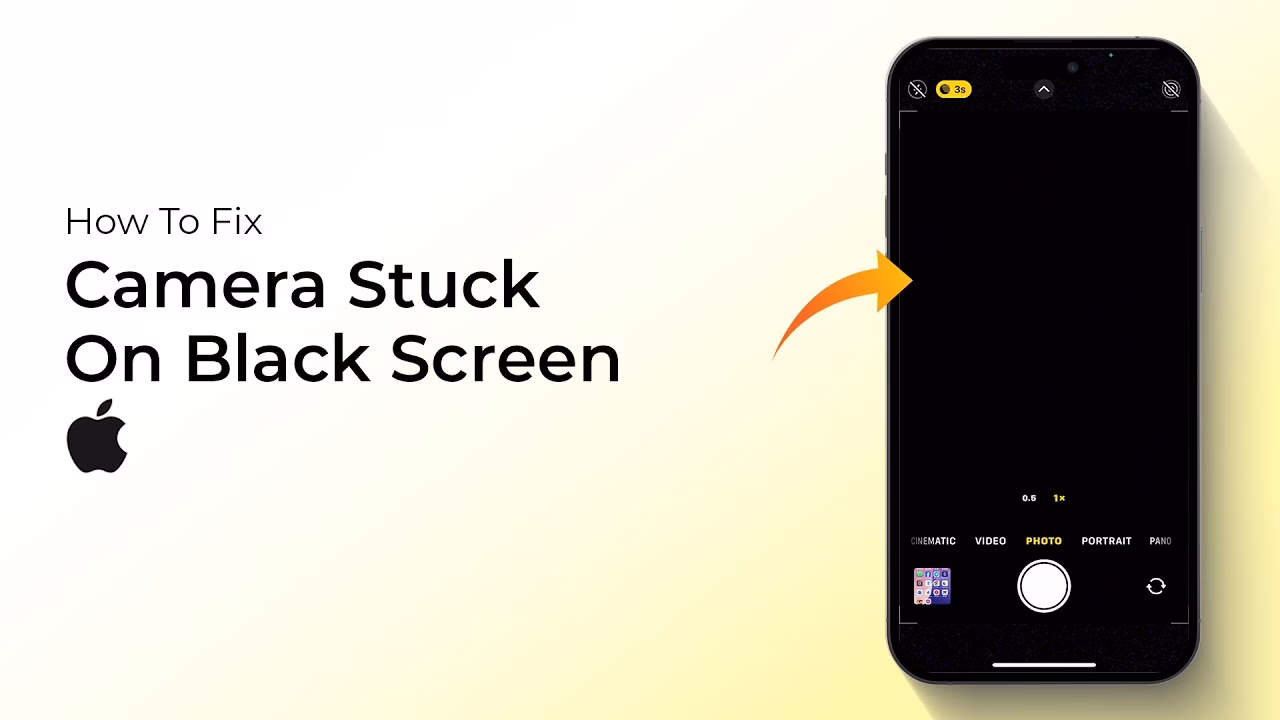 How to fix iPhone camera black screen?