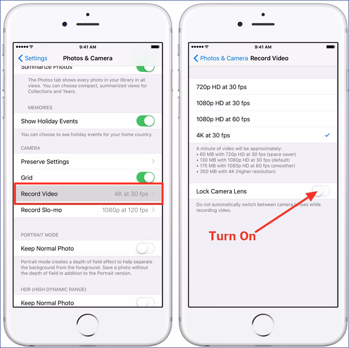 How do I Stop my iPhone camera from shaking?