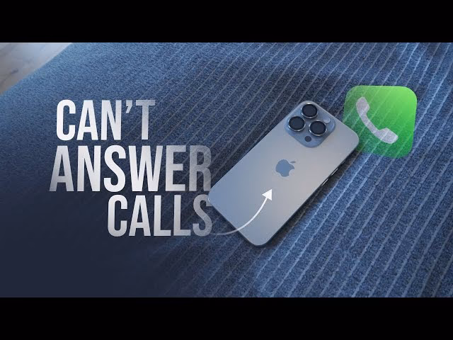 How do I Fix my iPhone not responding to a call?