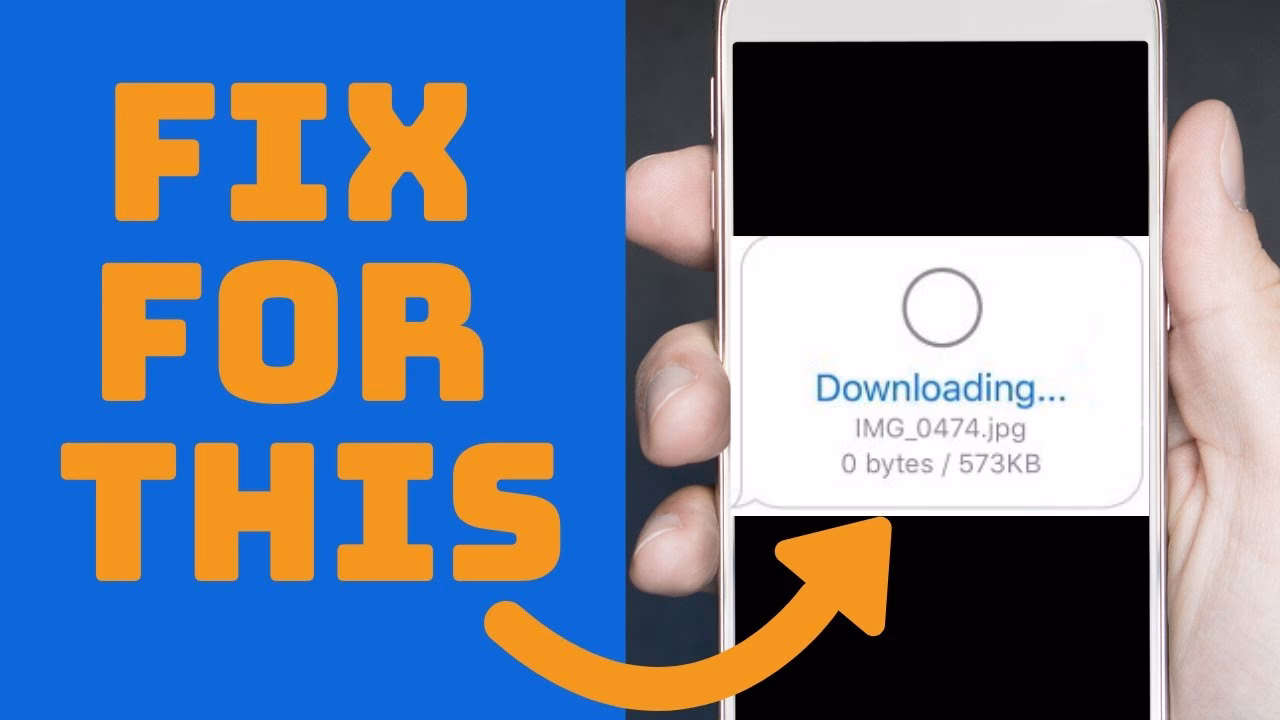 Why is my iPhone not downloading Pictures in text messages?